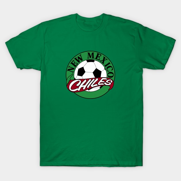 Retro New Mexico Chilies Soccer 1991 T-Shirt by LocalZonly